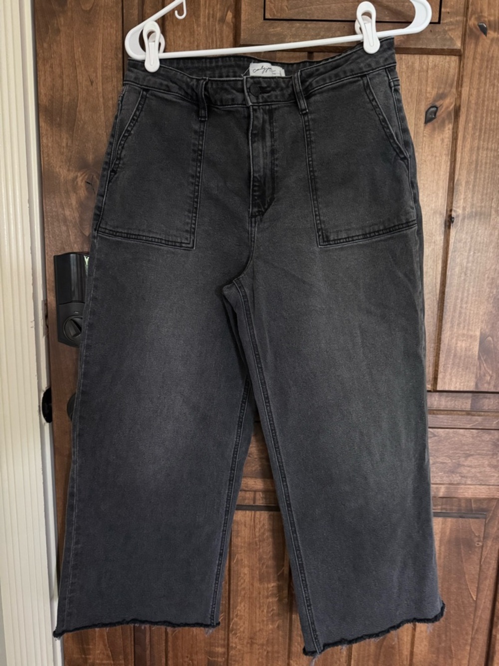 CJLA Hendrix Charcoal Cropped Wide Leg